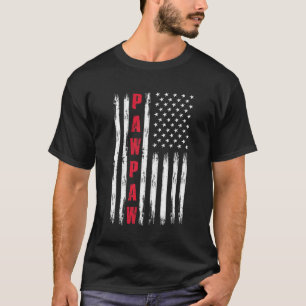 Mens Best Pawpaw je US-Flagge für Stepdad Fatheru2 T-Shirt