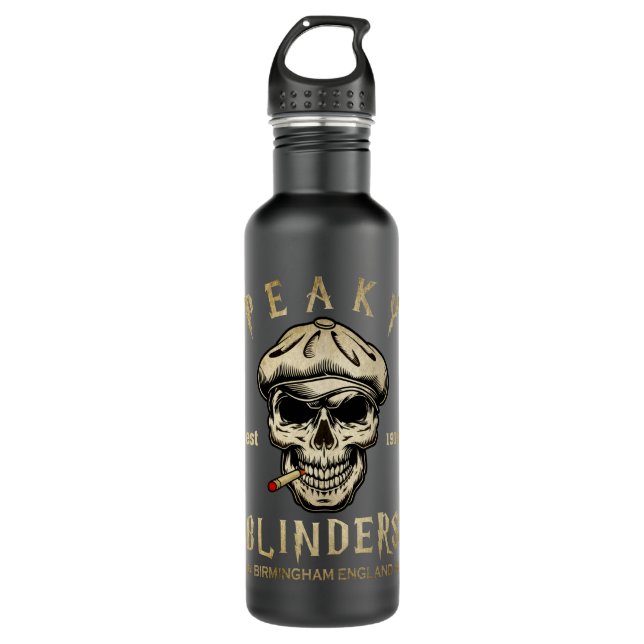 Mens Best Peaky Blinders Niedliche Geschenke Edelstahlflasche (Vorderseite)