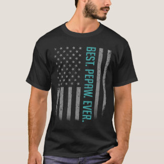 Mens Best Pepaw je US American Flag Shirt Geschenk