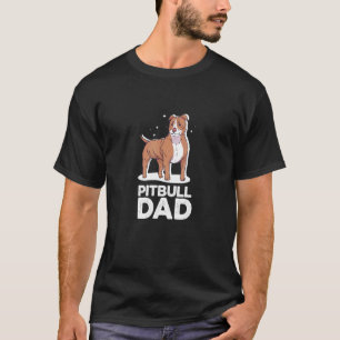 Mens Best Pitbull Hund Vater je Pittie T-Shirt