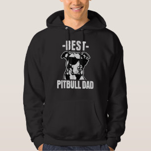Mens Best Pitbull Vater Funny Pit Bull Dog Mens Hoodie