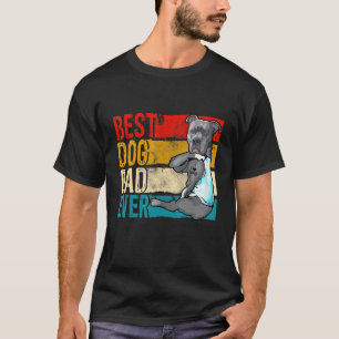 Mens Best Pitbull Vater je American Flag Dog Owne T-Shirt