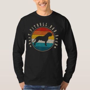Mens Best Pitbulle Vater Ever Vintager Hundebesitz T-Shirt