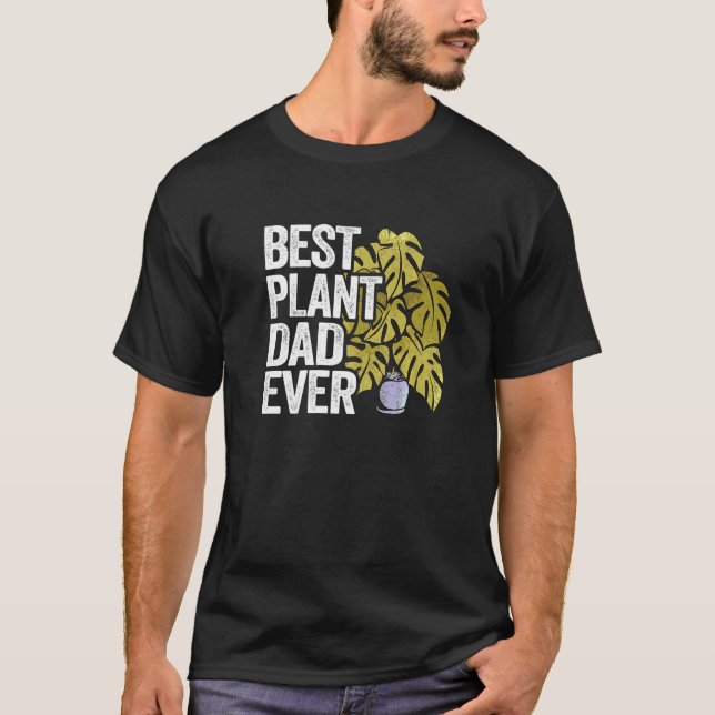 Mens Best Plant Dad Ever Garden Landscaper Gardene T-Shirt (Vorderseite)