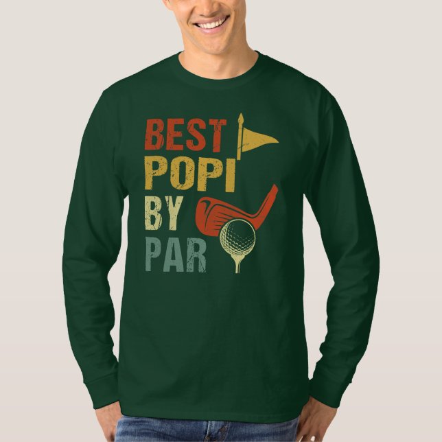 Mens Best POPI by Par Golf  T-Shirt (Vorderseite)