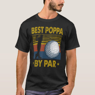 Mens Best Poppa Par Disc Golf für Männer Vaterland T-Shirt
