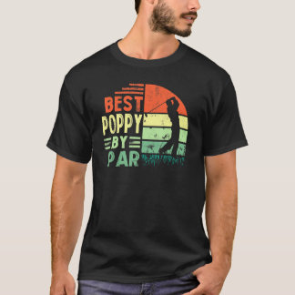 Mens Best Poppe by Par Vathers Day Gabe Golf Lover T-Shirt