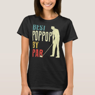 Mens Best Poppop Par Golf Vatertag Papa T-Shirt