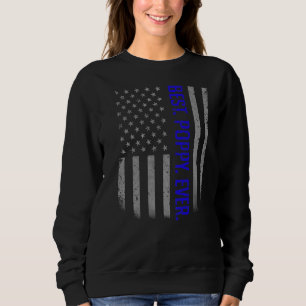 Mens Best Poppy je US-amerikanische Flagge für Vat Sweatshirt