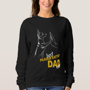 Mens Best Prague Rattler Vater Ever Dog Prag Rattl Sweatshirt
