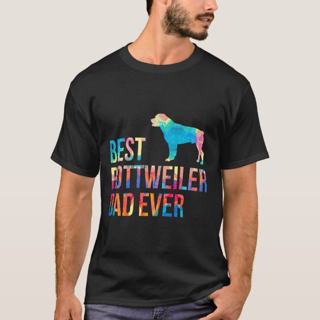 Mens Best Rottweiler Vater Men Boys Rottie Geschen T-Shirt (Vorderseite)