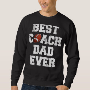 Mens Best Rugby Coach Vater je Rugby Vatertag Sweatshirt