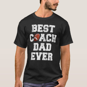 Mens Best Rugby Coach Vater je Rugby Vatertag T-Shirt
