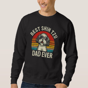 Mens Best Shih Tzu Vater Ever Vatertag Vintag S Sweatshirt