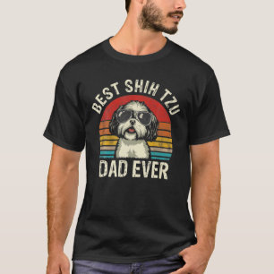 Mens Best Shih Tzu Vater Ever Vatertag Vintag S T-Shirt