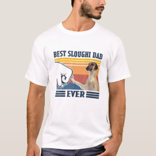 Mens Best Sloughi Vater Ever Funny Dog Lover Pater T-Shirt