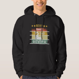Mens Best Snake Vater je Hoodie