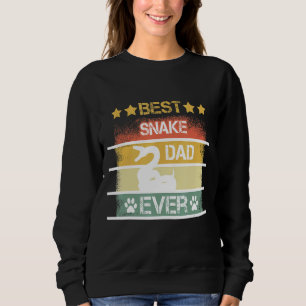 Mens Best Snake Vater je Sweatshirt