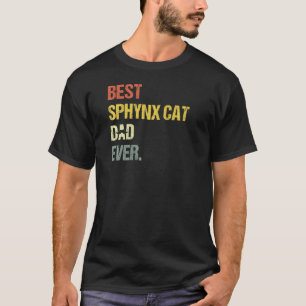 Mens Best Sphynx Cat Vater Cat T-Shirt