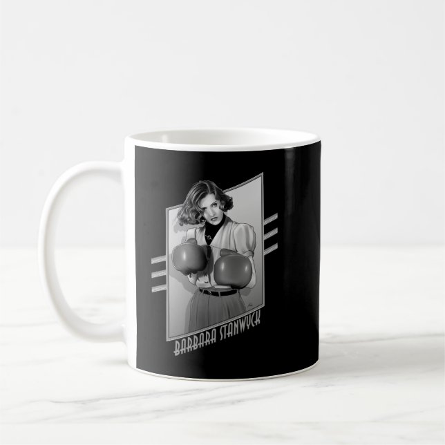 Mens Best Stanwyck Drama Barbara Schauspielerin Ge Kaffeetasse (Links)
