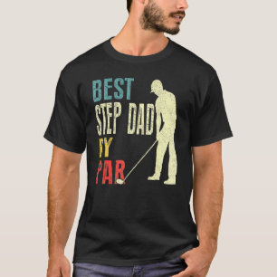 Mens Best Step Vater by Par Golf Vatertag T-Shirt