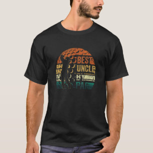 Mens Best Uncle by Par Retro Vatertag Golf T-Shirt