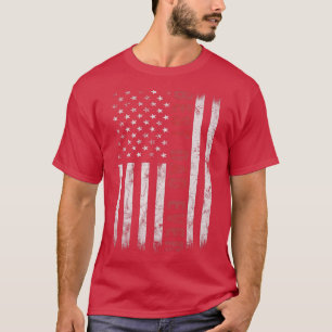 Mens Best Vater aller Zeiten mit amerikanischer Fl T-Shirt