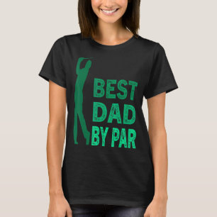 Mens Best Vater by Par Daddy Golf Golfer Väter's D T-Shirt