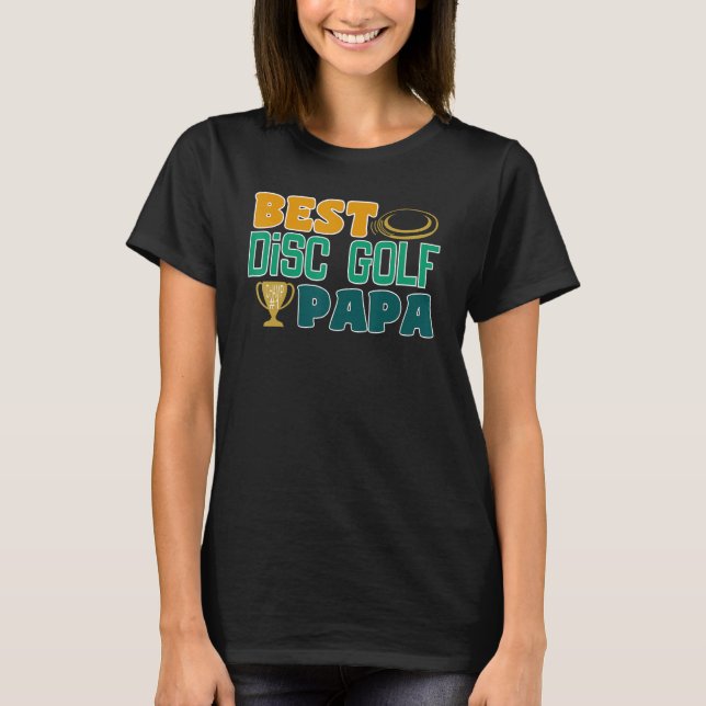 Mens Best Vater by Par Disk Golf T-Shirt (Vorderseite)