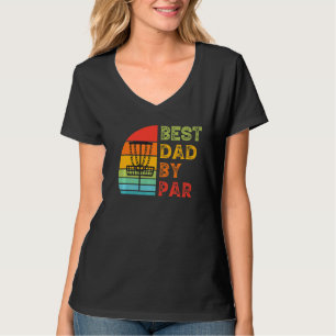 Mens Best Vater by Par Frolf Disc Golf Vater T-Shirt