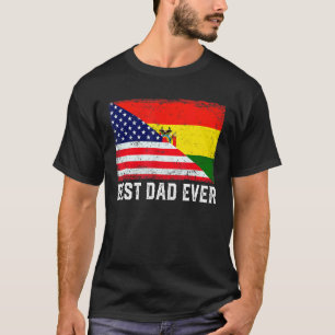 Mens Best Vater Ever American Bolivia Flag Vater D T-Shirt