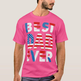 Mens Best Vater Ever Vatertag 4. Juli US Am T-Shirt