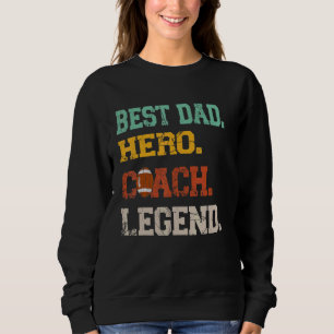 Mens Best Vater Hero Legend Football Väter Day Foo Sweatshirt