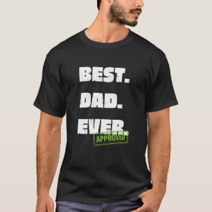 Mens Best Vater je genehmigt T-Shirt