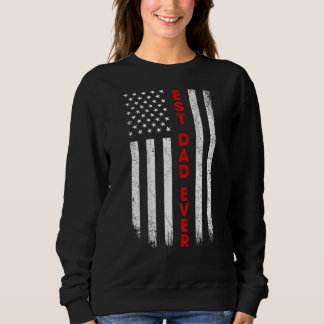 Mens Best Vater jemals American Flag Daders Father Sweatshirt