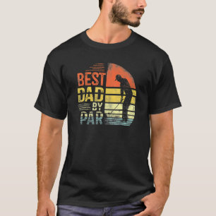 Mens Best Vater Par Disc Golf für Herren Vaterdame T-Shirt