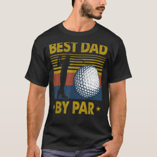 Mens Best Vater Par Disc Golf für Herren Vaterdame T-Shirt