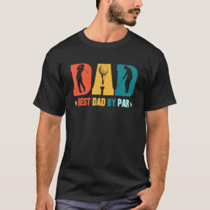 Mens Best Vater Par Golf Vater Golf Golfer Spiel D T-Shirt