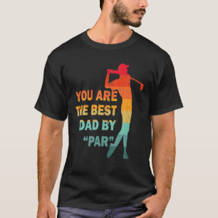 Mens Best Vater Par Vatertag Golf Sport Lover T-Shirt
