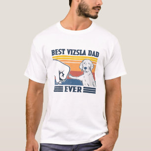 Mens Best Vizsla Vater Ever Funny Dog Lover Vateri T-Shirt