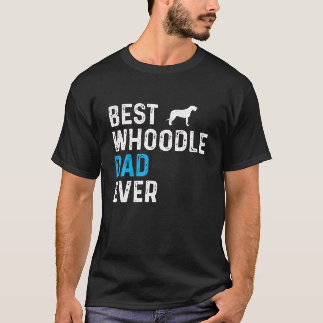 Mens Best Whoodle Vater Ever Funny Dog Vater Hausb T-Shirt (Vorderseite)