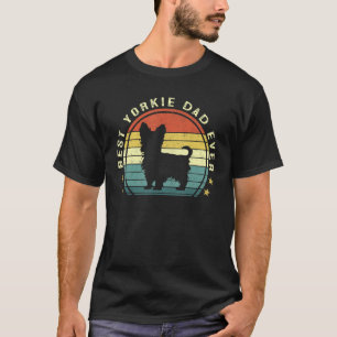 Mens Best Yorkie Vater je T-Shirt Yorkshire Terrie