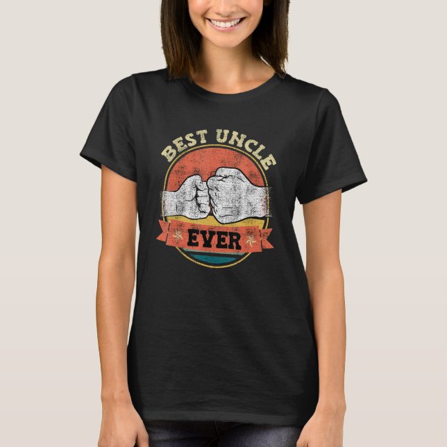 Mens Bester Onkel je 6 T-Shirt (Vorderseite)
