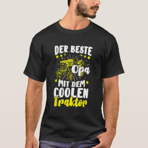 Mens Bester Opa mit Traktor Grandad Bauern Fathe T-Shirt