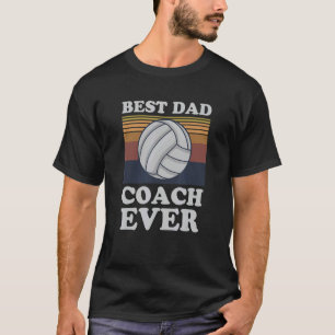 Mens Bester Vater-Coach je für einen Volleyball-Co T-Shirt