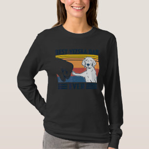 Mens bester Vizsla Vater je Hunde Vatertag T-Shirt