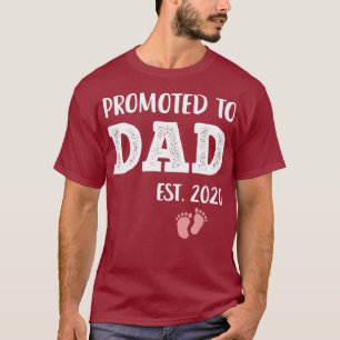Mens beworben Est 2020 Girl New Dad Geschenk bald T-Shirt