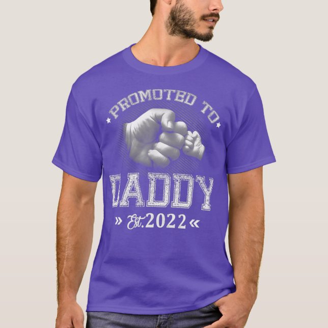 Mens beworben, um Daddy 2022 bald neue Papa T-Shirt (Vorderseite)