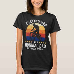 Mens Bicycling Vater wie andere Vater nur Cooler T-Shirt