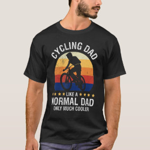 Mens Bicycling Vater wie andere Vater nur Cooler T-Shirt